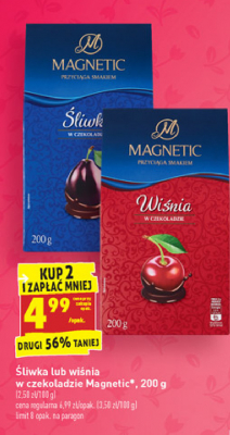 Czekolada 艣liwka Magnetic promocja