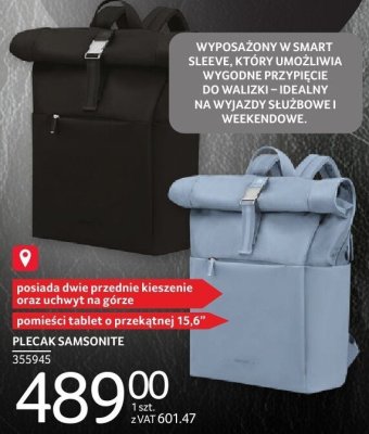 Plecak Samsonite promocja w Selgros