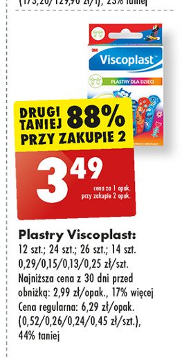 Plastry dla dzieci Viscoplast promocja