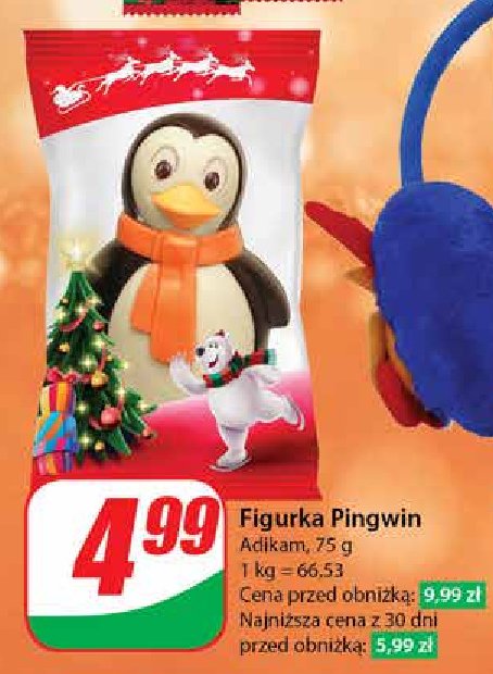 Figurka pingwin Adikam promocja