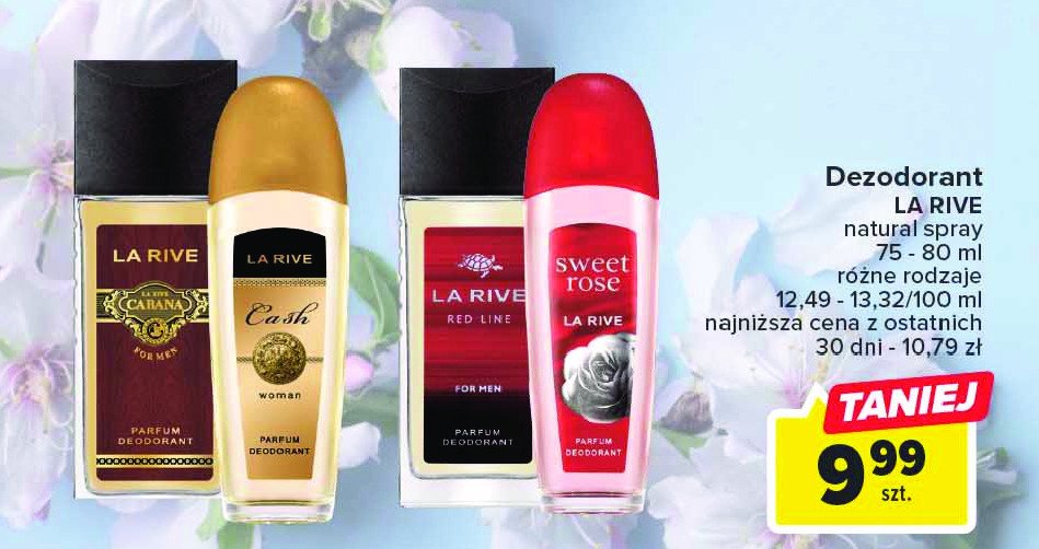 Dezodorant La rive sweet rose promocja