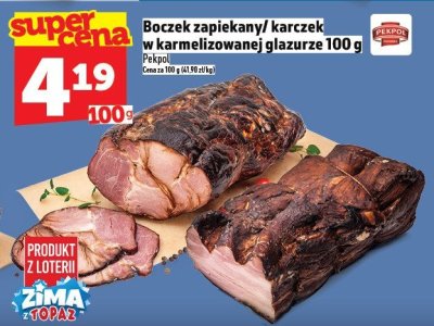 Boczek zapiękany/karczek w karmelizowanej glazurze Pekpol promocja w TOPAZ
