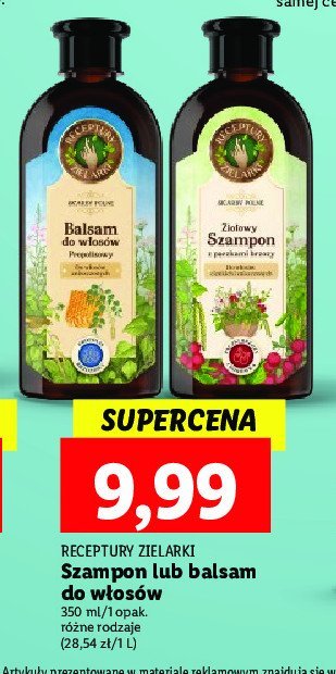 Szampon do w艂os贸w z p膮czkami brzozy Receptury zielarki promocja