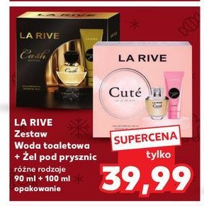 Żel pod prysznic 100 ml + woda toaletowa 90 ml La rive cash promocja