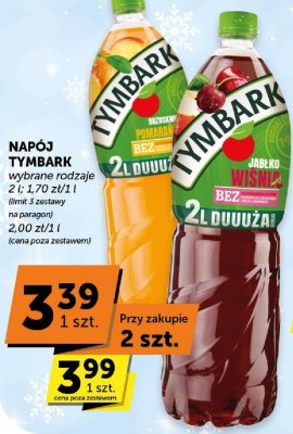 Napój Tymbark wybrane rodzaje 2 l promocja w Groszek
