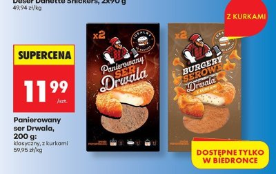 Panierowany ser klasyczny 200 g promocja w Biedronka