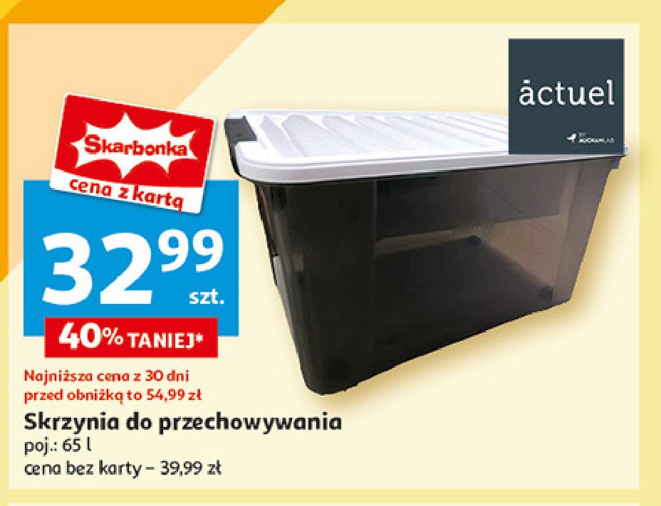 Skrzynia do przechowywania 65 l Actuel promocja