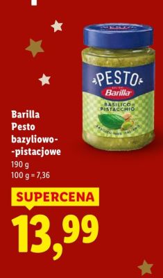 Pesto bazyliowo-pistacjowe promocja w Lidl