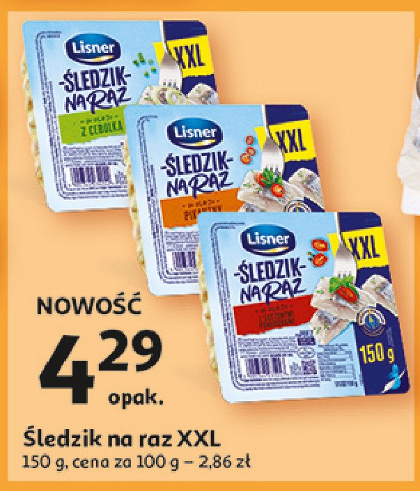 Śledzik na raz z suszonymi pomidorami Lisner śledzik na raz promocja