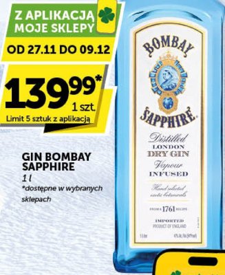 Gin Bombay Sapphire promocja w Euro Sklep