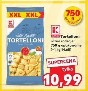 Danie tortelloni z serem K-classic promocja