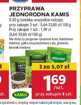 Pieprz czarny ziarnisty Kamis promocja