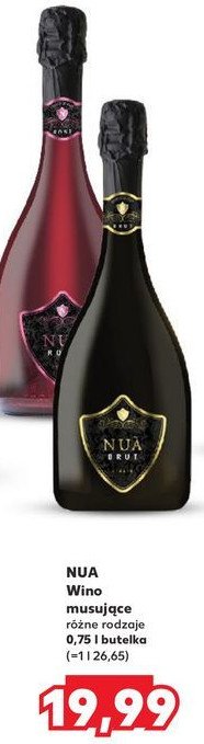 Wino różowe Nua rose promocja w Kaufland