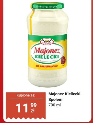 Majonez Kielecki  promocja w Dino