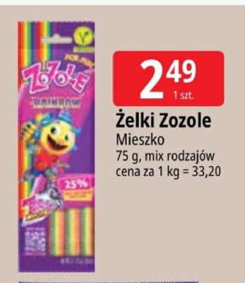 Żelki Żelki Zozole Mieszko promocja w Leclerc