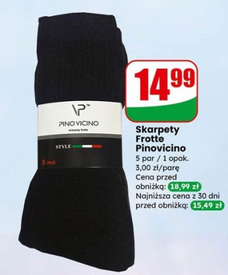 Skarpety Frotte 5 par promocja w Dino