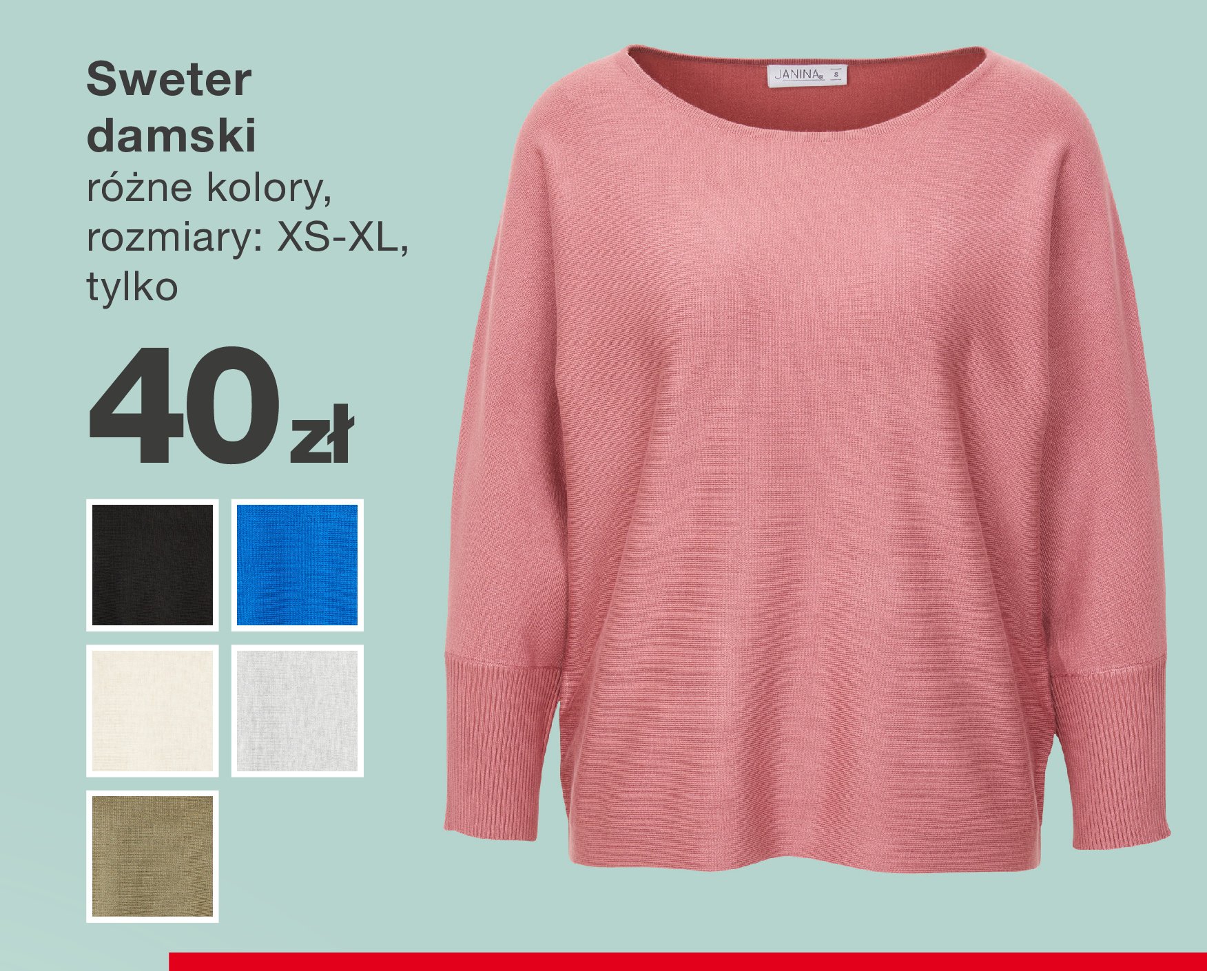 Sweter damski xs-xl promocja