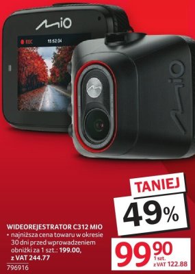 Wideorejestrator C312 MIO promocja w Selgros