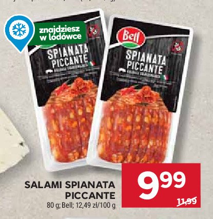 Salami spianata piccante Bell polska promocja