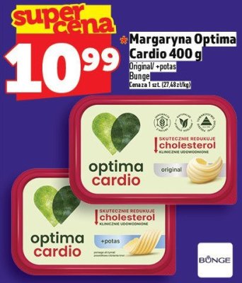 Margaryna Optima Cardio 400 g promocja w TOPAZ