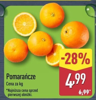 Pomarańcze promocja w Aldi