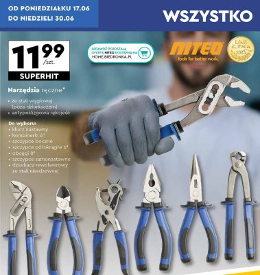 Obcęgi 8" Niteo tools promocja