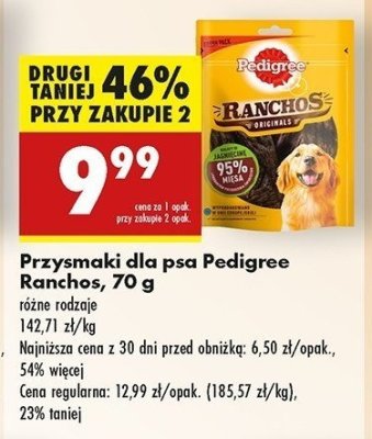 Przysmak dla psa z jagni臋cin膮 Pedigree ranchos promocja