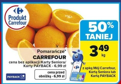 Pomarańcze Carrefour promocja w Carrefour