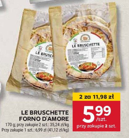 Bruschette Forno d'amore promocja