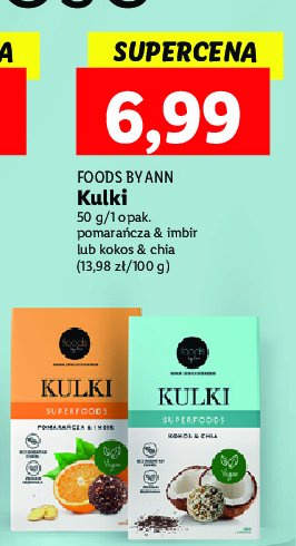 Kulki pomara艅cza & imbir Foods by ann promocja