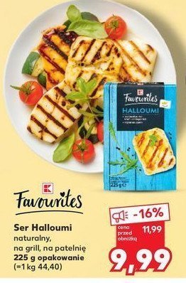 Ser halloumi K-classic favourites promocja