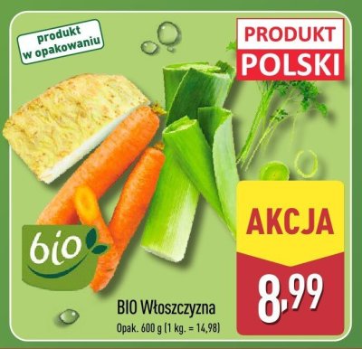 BIO Włoszczyzna promocja w Aldi