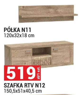 Półka N11 RIBBECK 120x32x18 cm promocja w Merkury Market