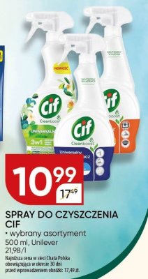 Spray do czyszczenia Cif promocja w Chata Polska