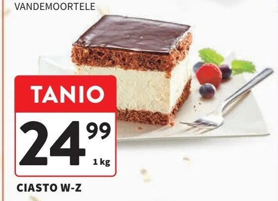 Ciasto w-z Vandemoortele promocja