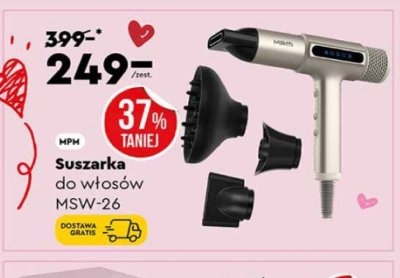 Suszarka do włosów MPM MSW-26 promocja w Biedronka