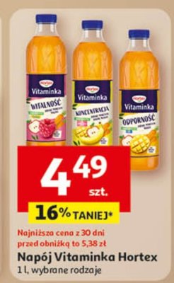 Napój Vitaminka Hortex promocja w Auchan