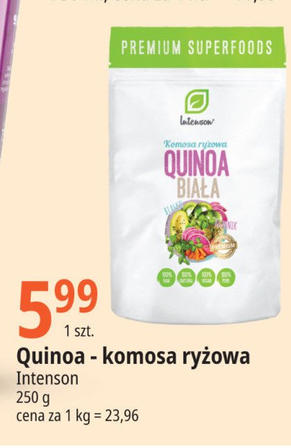 Quinoa - komosa ryżowa biała Intenson promocja