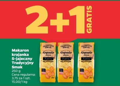 Makaron krajanka 5-jajeczny tradycyjny Šmak promocja w Netto