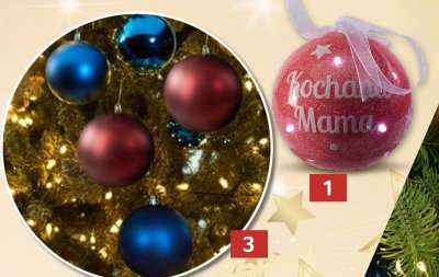 Bombki 4 szt. średnica 12 cm promocja w Selgros