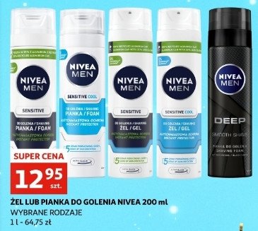 Żel do golenia chłodzący Nivea men sensitive promocja