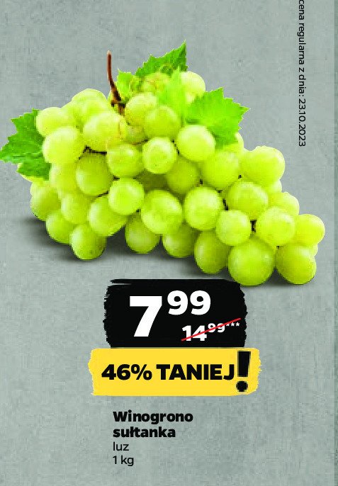Winogrona sułtańskie promocja