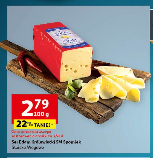 Ser edam królewiecki promocja w Auchan