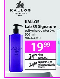 Odżywka signature KALLOS LAB 35 promocja