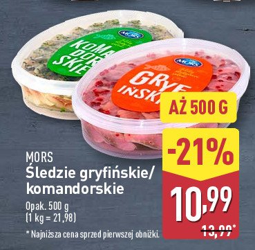 Filety śledziowe kołobrzeskie Mors ryby promocja