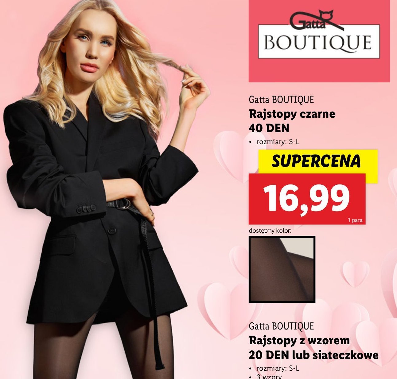 Rajstopy microfibre 40 den promocja