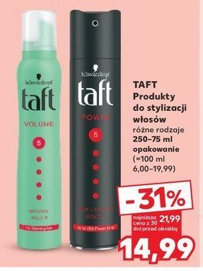 Lakier do w艂os贸w Taft power promocja