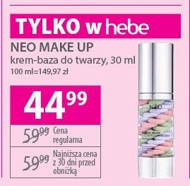 Serum do twarzy wyrównujące koloryt skóry Neo make up promocja