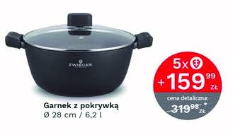 Garnek z pokrywą 28 cm Zwieger promocja