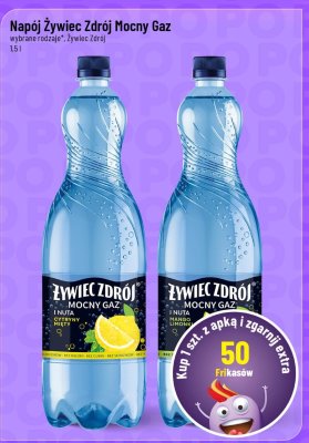 Napój Żywiec Zdrój Mocny Gaz wybrane rodzaje Cytryny Mięty promocja w POLOmarket